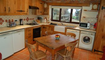 horseshoe cottage rustic kitchen