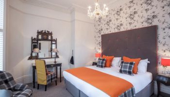 roseate bedroom tartan