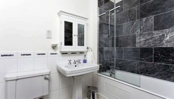 the circus black bathroom